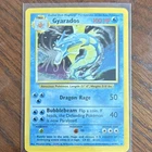1999 Pokemon Gyarados Holo Unlimited Rare Card 6/102 Vintage Base Set