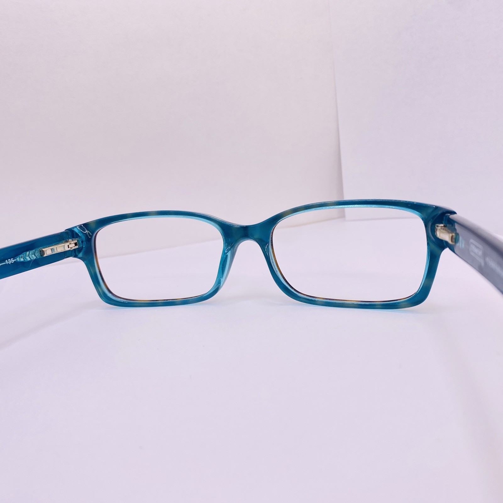 Coach Authentic Eyeglasses HC 6040 Brooklyn 5116 Dark Tortoise Teal 52 [] 16 135 thumbnail 10