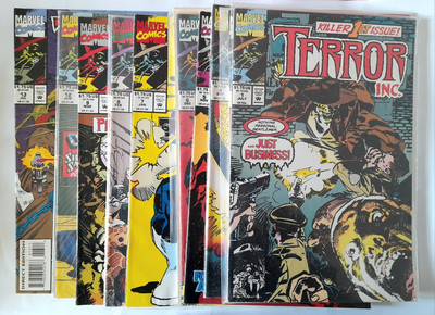 Terror Inc. 1-9,12,13 SET.AverageVF/NM.11 Comics.Marvel comics