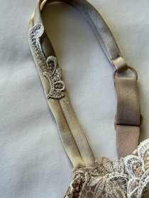 Lise Charmel ACC3088 Dressing Floral Demi Cup Bra - Size 34F - Flesh Color