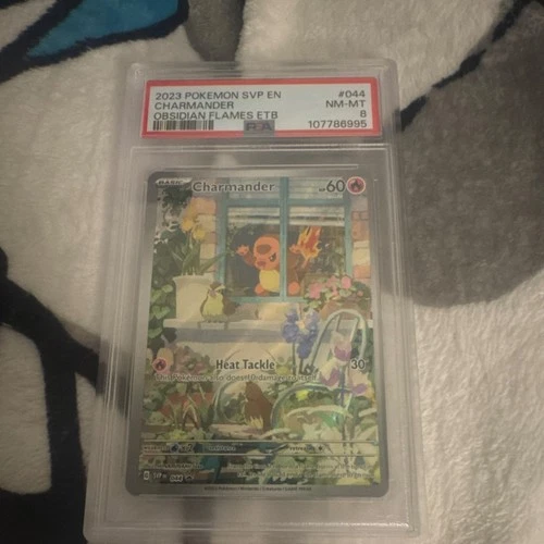 Pokémon TCG Charmander Promo Scarlet & Violet Holo PSA 8 #044