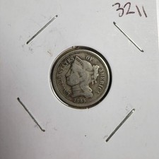 1865 Three Cent Nickel - As Shown! (#3211)