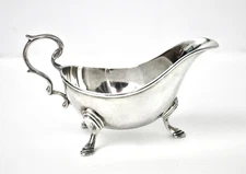 Antique Sterling Silver Sauce Boat London 1903 by Thomas Goodfellow