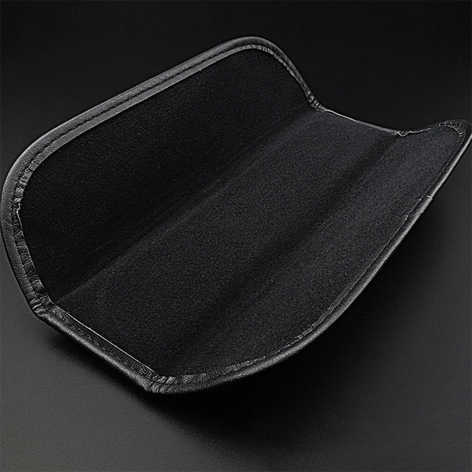 2PCS Car Seat Belt Cover Shoulder Pads Protector Black Leather FIT For Lexus