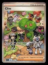 CLIVE 236/091 SPECIAL ILLUSTRATION RARE PALDEAN FATES POKEMON HOLO NM on eBay