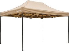 Pop-Up Gazebo 3x4.5m Outdoor Garden Cover Shelter Beige Dellonda DG305 A