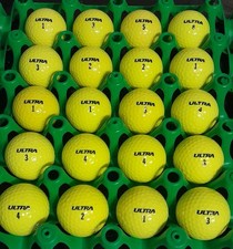 20 WILSON ULTRA YELLOW GOLF BALLS *GRADE A* FREE TRACKED DELIVERY!!!