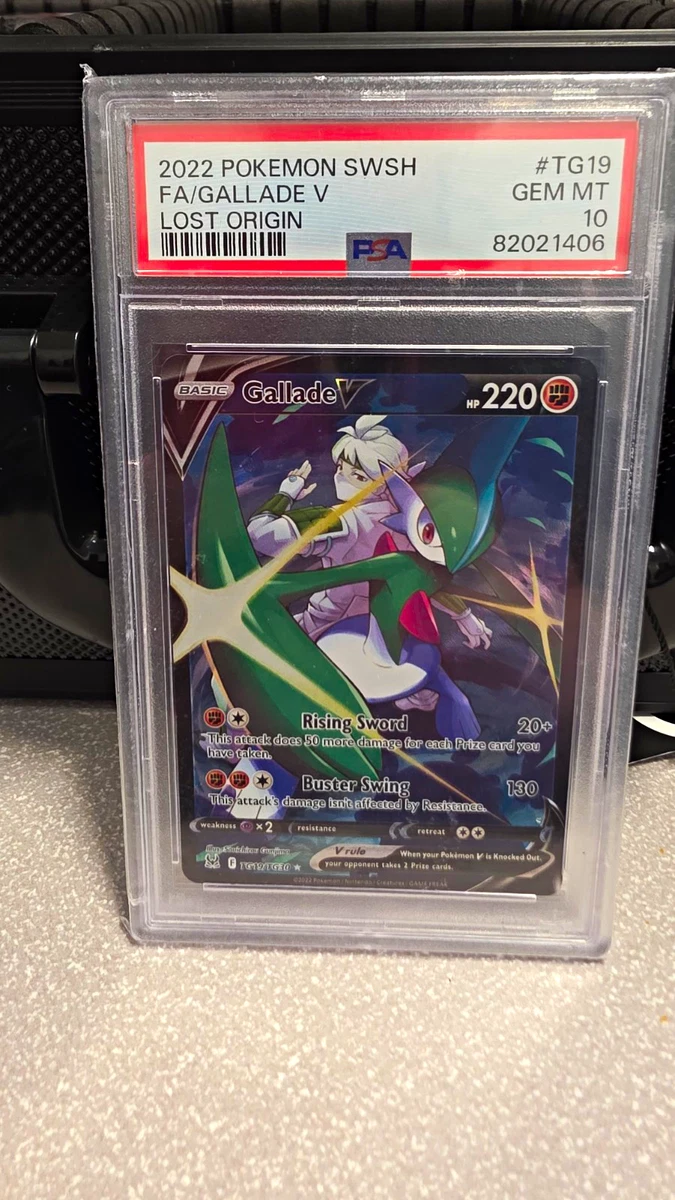 gallade v pokemon card price Lost Origin Full Art #TG19 PSA 10 Colorless Retreat Cost POKEMON 2022 SWSH Lost Origin