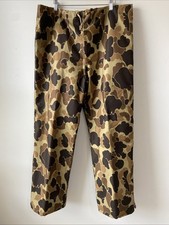 Duck Camo Hunting Pants Mens M Vintage Fieldline Gore-Tex Thinsulate USA Made