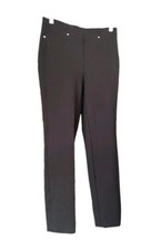 Rafaella Comfort Pull On Black Woman's Pants Size 6 A6 