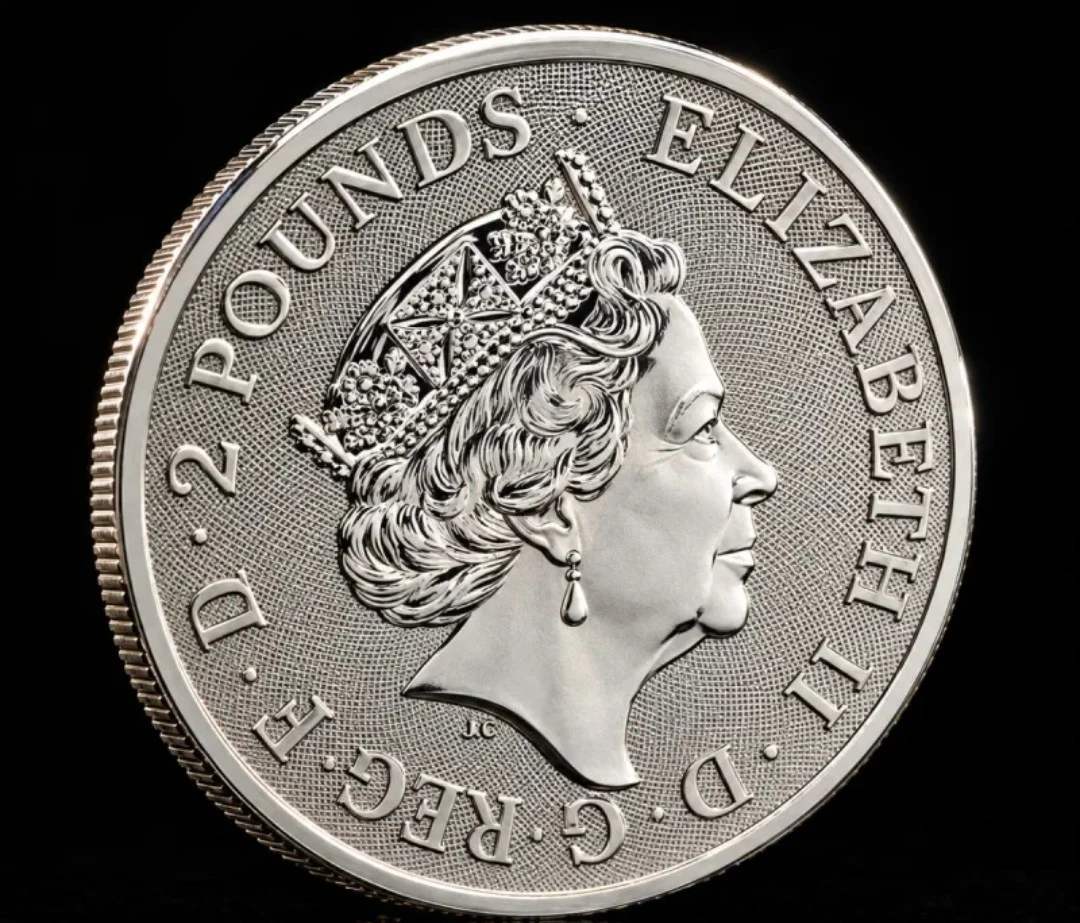 Moneda King Arthur 2023, Reino Unido, 1 oz de plata 999, The Royal Mint