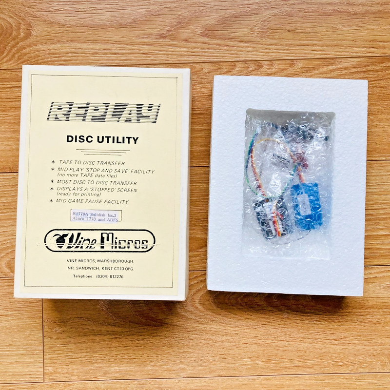 BBC MICRO Model B REPLAY device for 1770 FDC ONLY - BOXED, UNTESTED