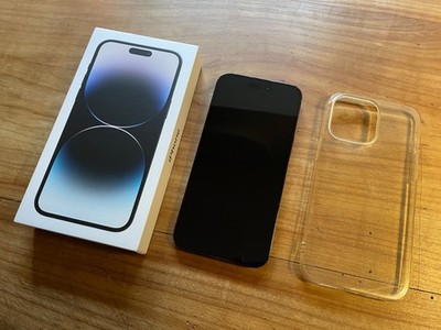 APPLE IPHONE 14 PRO MAX 128 GB SPACE BLACK + OVP (A2894 schwarz Plus)