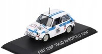 Polski Fiat 126P (Night Version) #11 J. Szerla Acropolis Rally 1984 1/43 Edicola