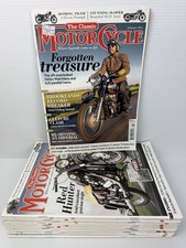 The Classic Motor Cycle Magazine Bundle Lot x15 Feb 2014-April 2015 Vintage Bike