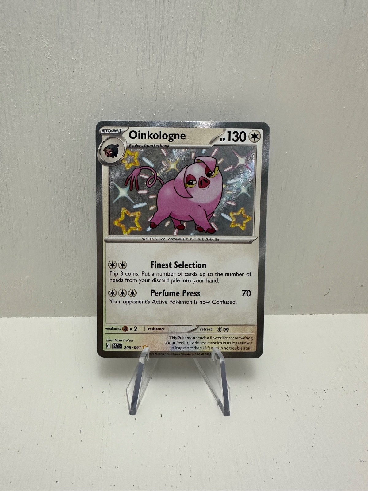 Oinkologne 208/091 SV: Paldean Fates Holo NM