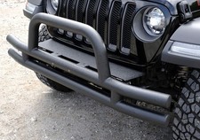 Doppelrohr Frontstoßstange passend für Jeep Wrangler JL (2018) Bullenfänger