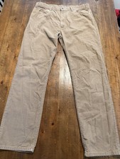 Levi's Vintage Corduroy Pants Mens 36x32 Khaki Tan 80's White tab