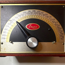 Franz Electric Metronome LM-FB-5 for Piano, Brown/Black Wood Metal - working
