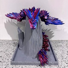 50cm Large Winged 3D Printed Articulated Crystal Dragon Full Movable Dragon