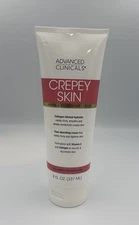 ADVANCED CLINICALS CREPEY SKIN Wrinkle Smoothing Cream- Collagen Infused 8fl.oz