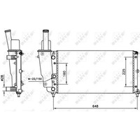 NRF 58072 KüHler MotorküHler WasserküHler MotorküHlung