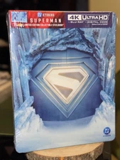 SUPERMAN STEELBOOK (2025 JAMES GUNN)  4K ULTRA HD+BD+DIGITAL NEW! SEALED!