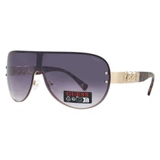 Guess Factory Smoke Shield Ladies Sunglasses GO00037 32A 00 GO00037 32A 00