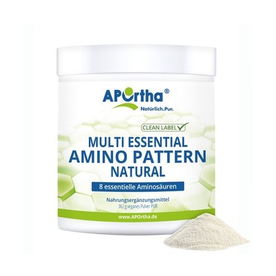 APOrtha Multi essential Amino Pattern , 362 g Pulver mit 8 Aminosäuren