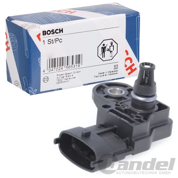 Bosch Sensor, Saugrohrdruck MAP-SENSOR FüR Ford Fiesta Focus Ka+ Kuga Mondeo-image