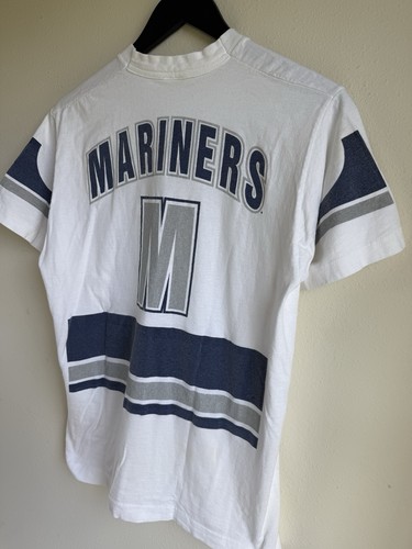 Vintage Salem Sportswear Herren T-Shirt weiß Seattle Mariners Medium MLB 1996 - Bild 7 von 13