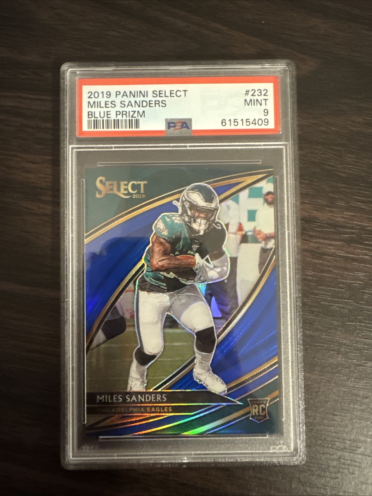 2019 Panini Select - Field Level Miles Sanders #232 Blue Prizm /75 (RC)