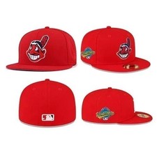 NEW Cleveland Indians Wahoo CLE Classics 59FIFTY Fitted Hat MLB Era Baseball Cap