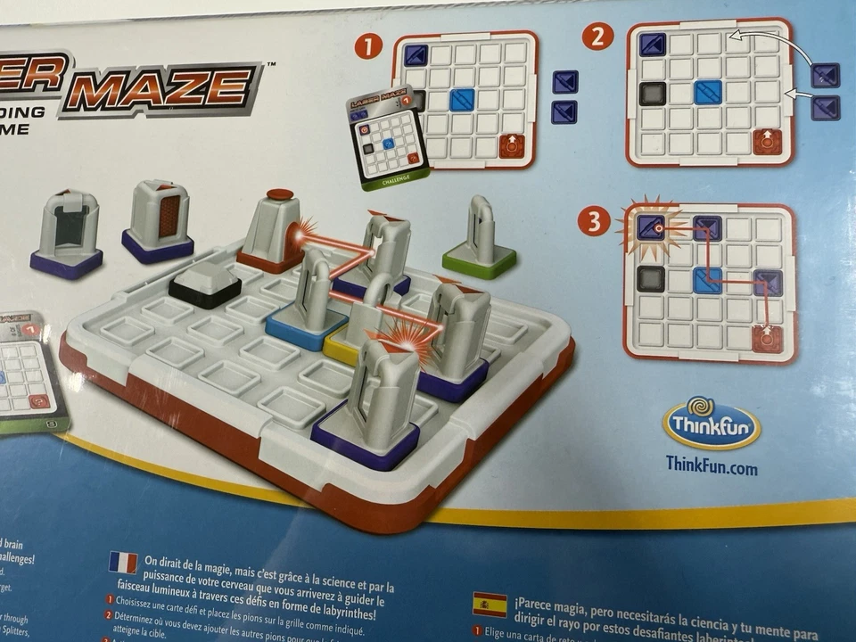 Thinkfun LASER MAZE Beam Bending Logic Puzzle Game New Sealed - Image 4 of 4