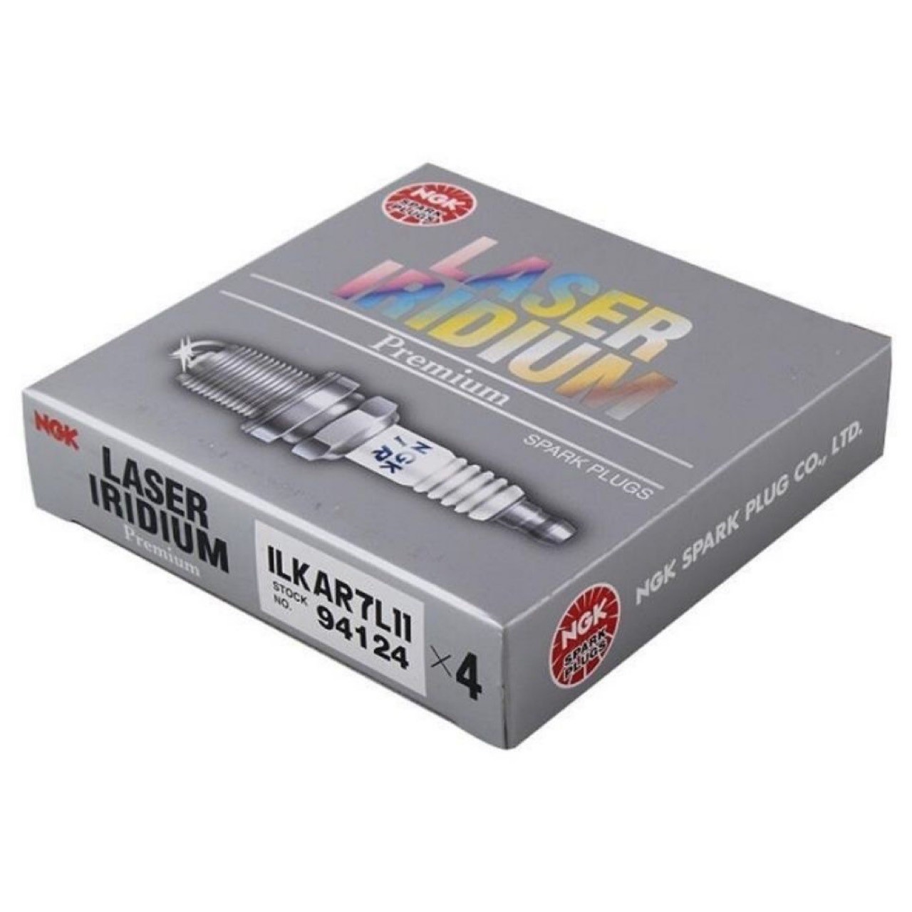4 GENUINE NGKILKAR7L1194124 IRIDIUM SPARK PLUG FOR MAZDA 6 ATZ CX-4 AXELA CX5