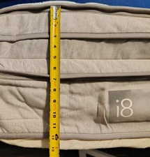 Sleep Number Twin XL I8 Pillow Top Mattress Top Bottom Zip Cover READ