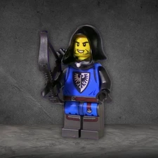 Lego Castle Black Falcon Knights Archer Minifigure Lot-Rare New Kingdoms Set