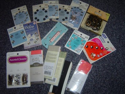 assortment of vintage sew-on snaps Some From Scovill  De Long