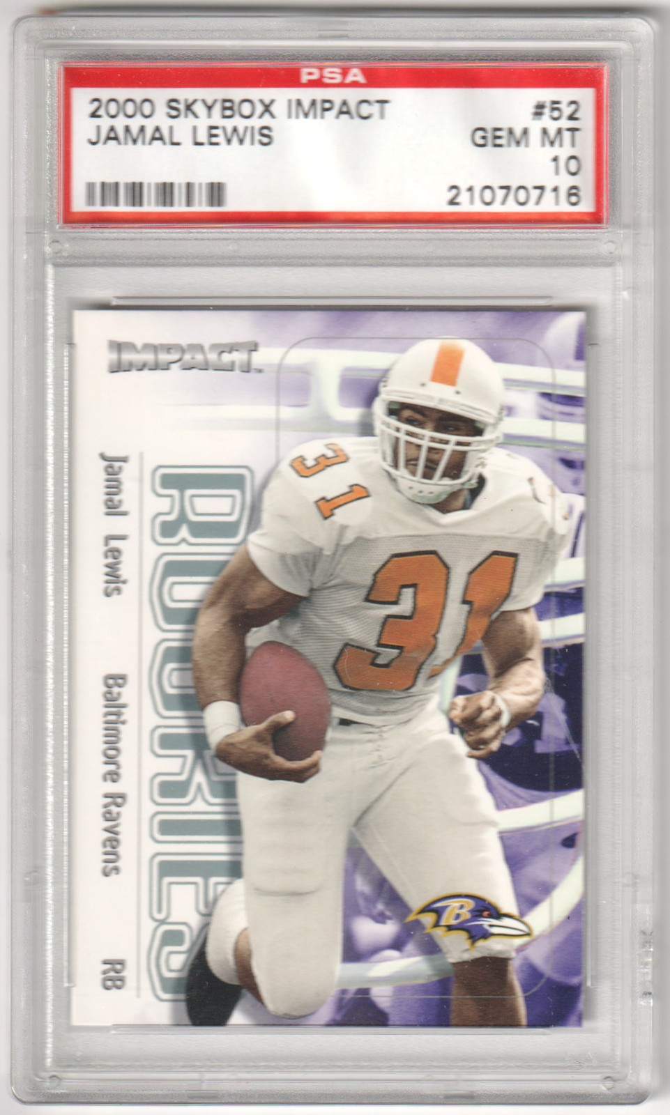 Jamal Lewis Skybox Impact #52 Base