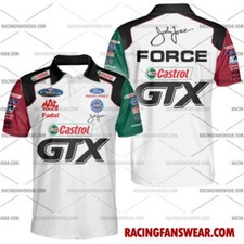 John Force NHRA Racing 2006 Hawaiian Shirt Polo Shirt