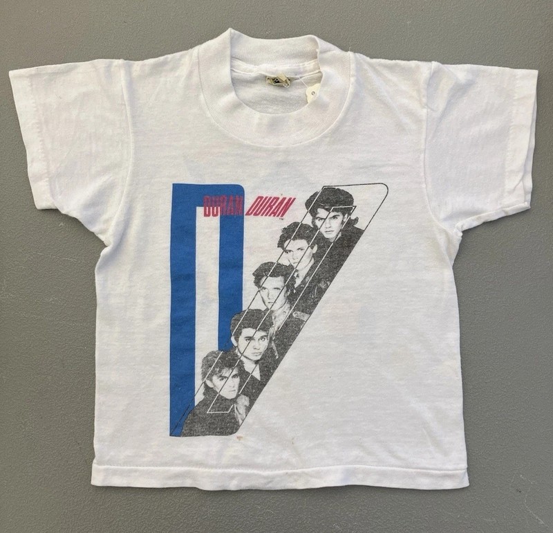Vintage Single Stitch Duran Duran Kids Band Tshirt Super Screen Star Tag