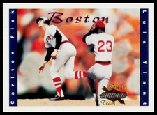2001 Sunoco Dream Team Carlton Fisk / Luis Tiant 6 Boston Red Sox