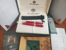 Montegrappa 1912 Harmony Sterling Silver 18k Fp&Bp Set