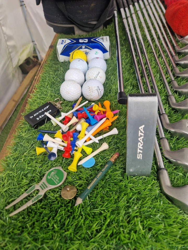 Callaway Big Bertha Golf Club Set & Cart Bag - Graphite & Steel Shafts - RH - Image 2 of 4