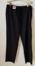 Med5 Collection UNISEX Drawstring Scrub Pants Teal Multi-Pocket Black XL