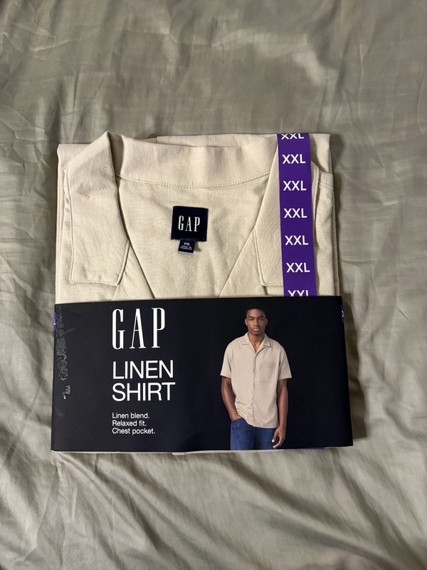 GAP Linen Men shirt XXL