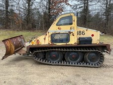 1967 Bombardier SW48 JW67 Track Machine with Plow Mini Tank Snow Logging Fun