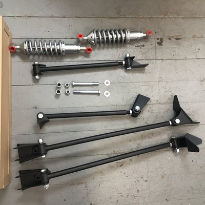 Chevy S10 GMC Sonoma 1981-1993 Heavy Duty 4 Link Kit & Coil Over