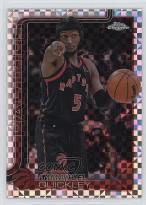 2025-26 Topps Chrome X-Fractor Immanuel Quickley #212 1q3e