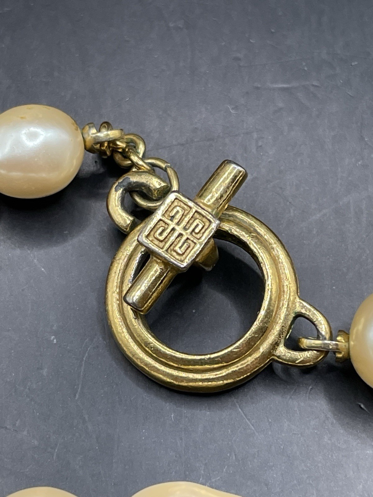 Givenchy Signed Vintage Statement Necklace Huge C… - image 5